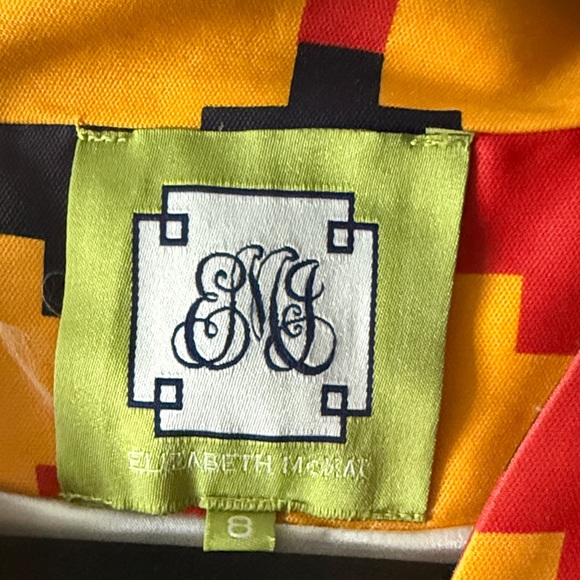 Geometric Patterned Trench Coat - Multicolor - Picture 2 of 3